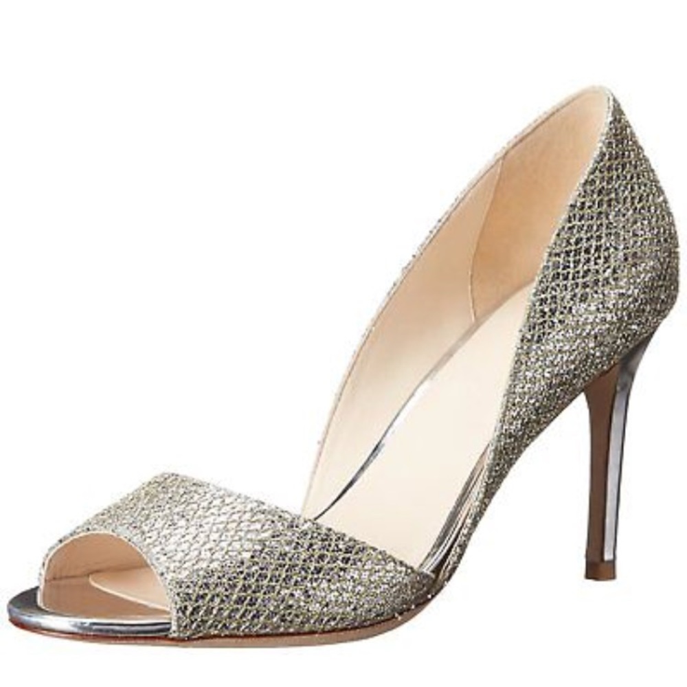 Cole Haan silver heels